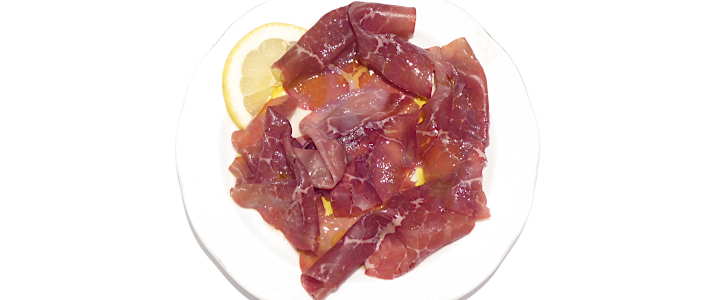 Bresaola al limone